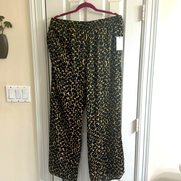 Eloquii pull on printed wide-leg pant - Picture 1 of 3
